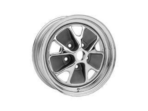 64-73 Ford Mustang Felge - Styled Steel - 15x7 " - Stahl - Charcoal - Beschädigt