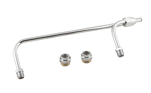64-73 Ford Mustang Kraftstoffleitung - An Vergaser - Holley - Chrom - Holley 4150