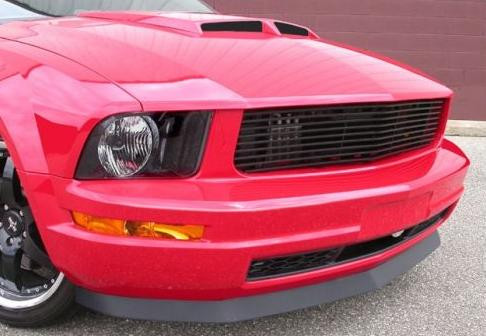 05-09 Ford Mustang Base Kühlergrill - Schwarz Vorne