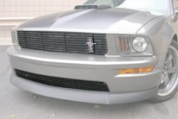 05-09 Ford Mustang GT Kühlergrill - Silber Vorne unten