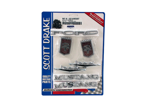 1966 Ford Mustang Emblem Set