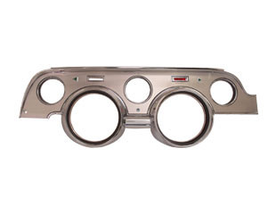 67-68 Ford Mustang Instrumentenblende - Deluxe - Aluminium - Gebürstet