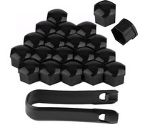 05-24 Ford Mustang Kappe für Radmuttern - Schwarz - 21 mm - 20 Stück 05-24 Ford Mustang Kappe für Radmuttern - Schwarz - 21 mm - 20 Stück