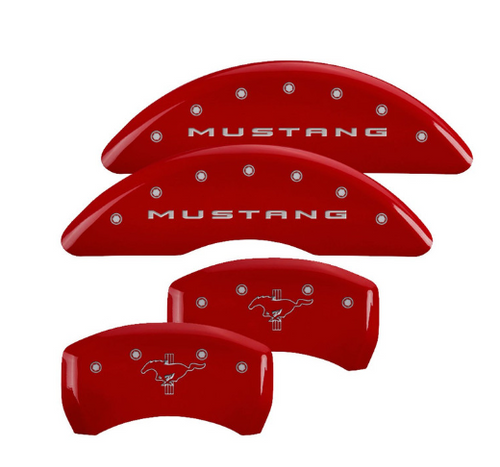 15-23 Ford Mustang (5.0) Blende Bremssattel - Rot - Vorne und hinten - OEM 6- Kolben Brembo Bremse - Used 15-23 Ford Mustang (5.0) Blende Bremssattel - Rot - Vorne und hinten - OEM 6- Kolben Brembo Bremse - Used