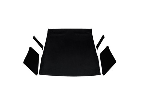 65-66 Ford Mustang (Fastback) Dachhimmel - Fastback - Schwarz
