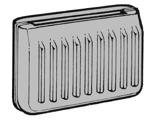 67-68 Ford Mustang Pedalgummi für Wischwasserpumpe