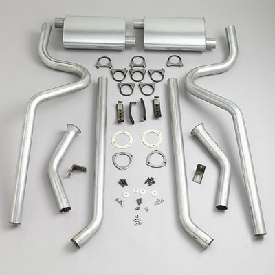 64-73 Ford Mustang Abgasanlage - Stahl - 2,25 Zoll