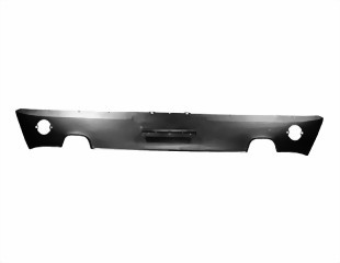 67-68 Ford Mustang Heckblech - Standard - Mit Ausschnitten Auspuff