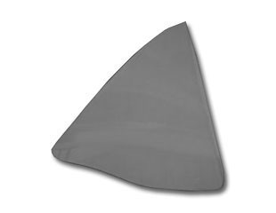 67-68 Ford Mustang (Convertible) Glas Seitenfenster hinten - Rauch Getönt: Ja Rechts