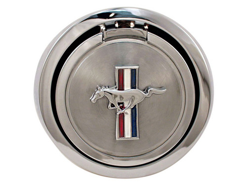 1967 Ford Mustang Tankdeckel - Deluxe Pop Open - Tri-Bar Pony