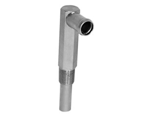 67-70 Ford Mustang Adapter für Kühlerschlauch - Chrom