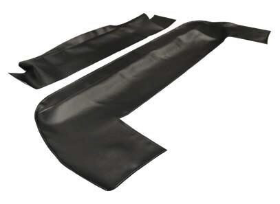 67-68 Ford Mustang (Convertible) Verkleidung für Kasten von Cabrioverdeck - Schwarz