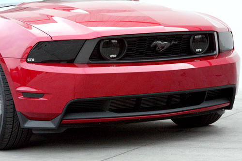 10-12 Ford Mustang Abdeckung für Hauptscheinwerfer - Rauchglas - ohne Xenon Scheinwerfer