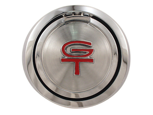 1968 Ford Mustang Tankdeckel - Pop Open - GT Logo Rot