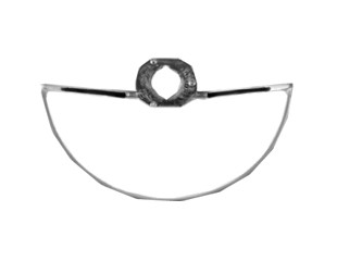 68-69 Ford Mustang Hupknopf - OE Color Argent