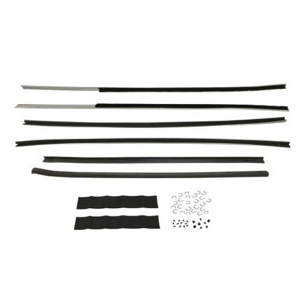 1963 Chevrolet Corvette (Convertible) Fensterschachtleistenset