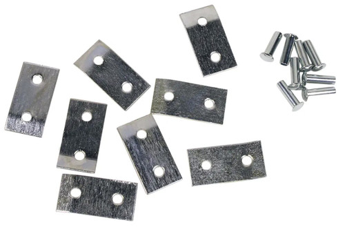 53-63 Chevrolet Corvette Rebound Strap Mounting Plate - Set Hinten