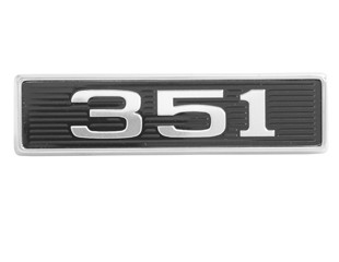 1969 Ford Mustang Emblem Motorhaube - 351