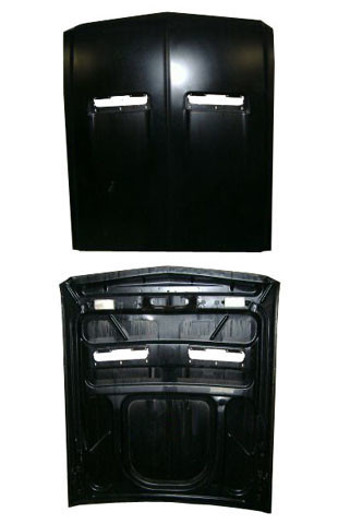 67-68 Ford Mustang Motorhaube - Premium - Stahl - Mit Ausschnitt Blinkeranzeige