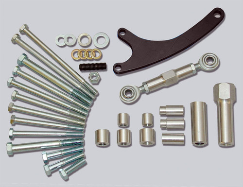 64-73 Ford Mustang Halterung Lichtmaschine - Edelstahl - Set