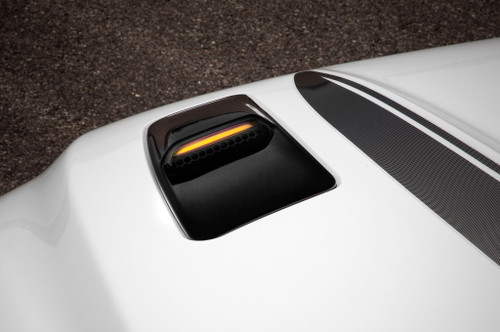 15-17 Ford Mustang Einsatz in Motorhaube Links