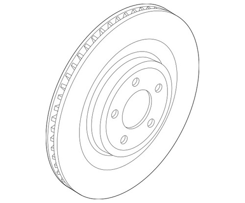 24-26 Ford Mustang Dark Horse (5.0) Bremsscheibe Hinten