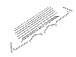 69-70 Ford Mustang (Fastback) Zierelement Sitz - (Klappsitz) Hinten