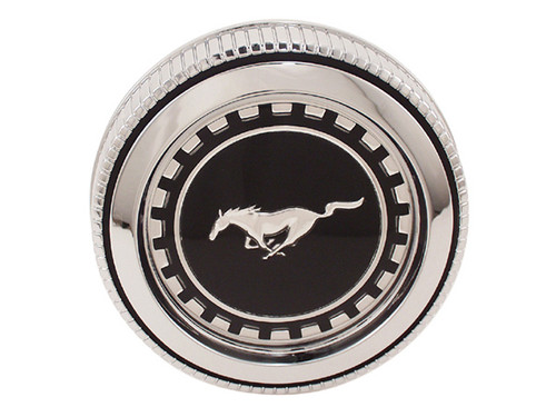1970 Ford Mustang Tankdeckel - Twist On - Chrom - Running Pony