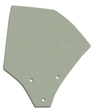 71-73 Ford Mustang (Fastback) Glas Seitenfenster hinten - Grün Getönt: Ja Links