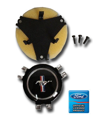 65-66 Ford Mustang Lenkrademblem - Running Pony - Set