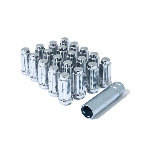 05-14 Ford Mustang Set Radmuttern - 1/2 " - Chrom