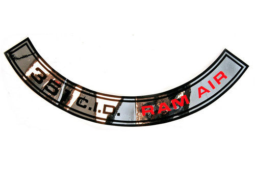 69-70 Ford Mustang Aufkleber Motor (38008185)