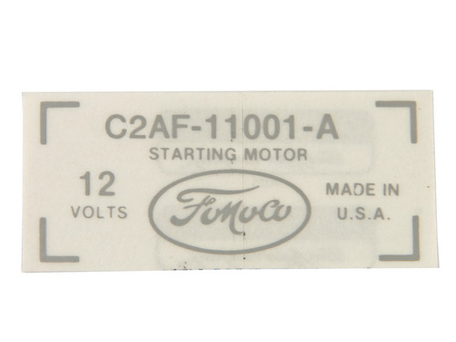 1964 Ford Mustang Aufkleber Motor (38008294)