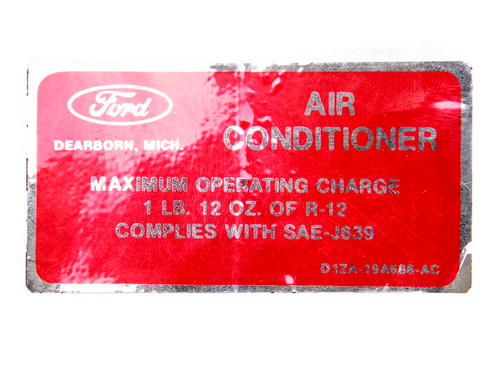 71-73 Ford Mustang Fahrzeugdatenschild