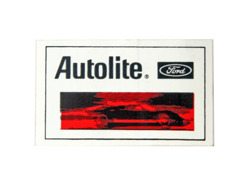 64-23 Ford Mustang Aufkleber Motor - Autolite