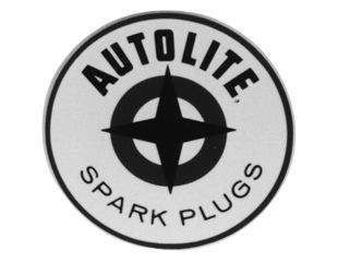 64-23 Ford Mustang Aufkleber Motor - Autolite Spark Plug, 4in