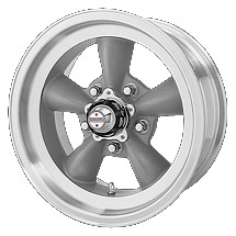 64-73 Ford Mustang Felge - Torq Thrust D - Aluminium - 14x6 " - Grau