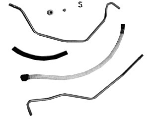 67-68 Ford Mustang Heizrohr für thermische Regulierung von Starterklappe (38009530)