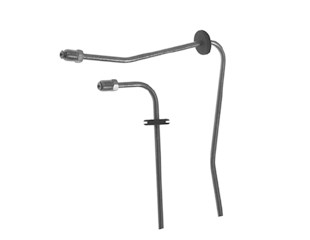 68-69 Ford Mustang Bremsleitung - Set für Vorne - Trommelbremse ohne BKV - Stahl Vorne