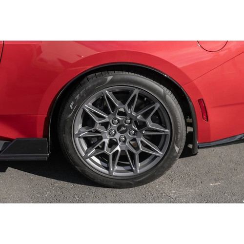 24-26 Ford Mustang Set Kotflügelverbreiterung - Schwarz Glanz  Hinten