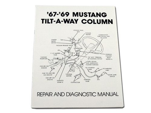 67-69 Ford Mustang Reparaturhandbuch - Lenksäule