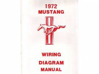 1972 Ford Mustang Technisches Handbuch - Schaltplan klein