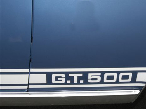 67-68 Ford Mustang Aufkleberset Karosserie - GT 500 - Schwarz