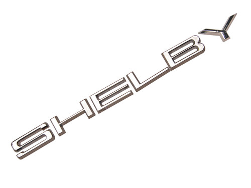 65-23 Ford Mustang Emblem - Shelby - Chrom