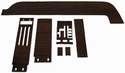 1968 Ford Mustang Zierelement Armaturenbrett - Deluxe - Set