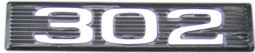 1969 Ford Mustang Emblem Motorhaube - 302 - Geklebt