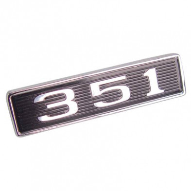 1969 Ford Mustang Emblem Motorhaube - 351 - Geklebt