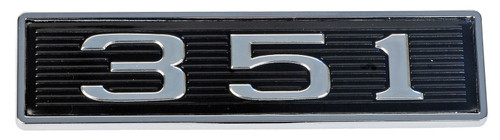 64-73 Ford Mustang Lufthutze Motorhaube - Emblem - 351