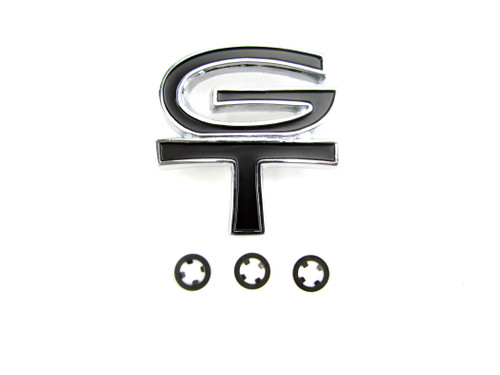 1967 Ford Mustang Tankdeckel - Emblem - GT Schwarz