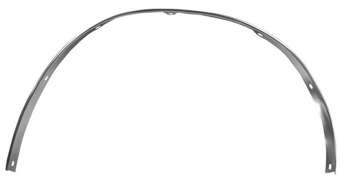 64-66 Ford Mustang Zierleiste Radlauf - Aluminium, Poliert, Vorne Links Vorne links